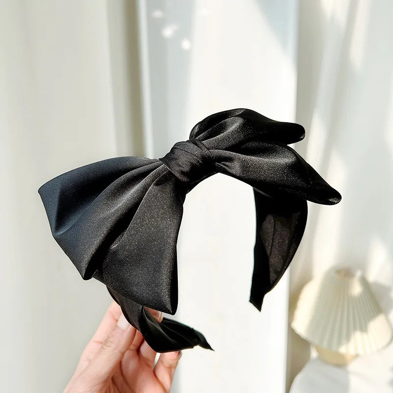 Silk Satin Bow Headband