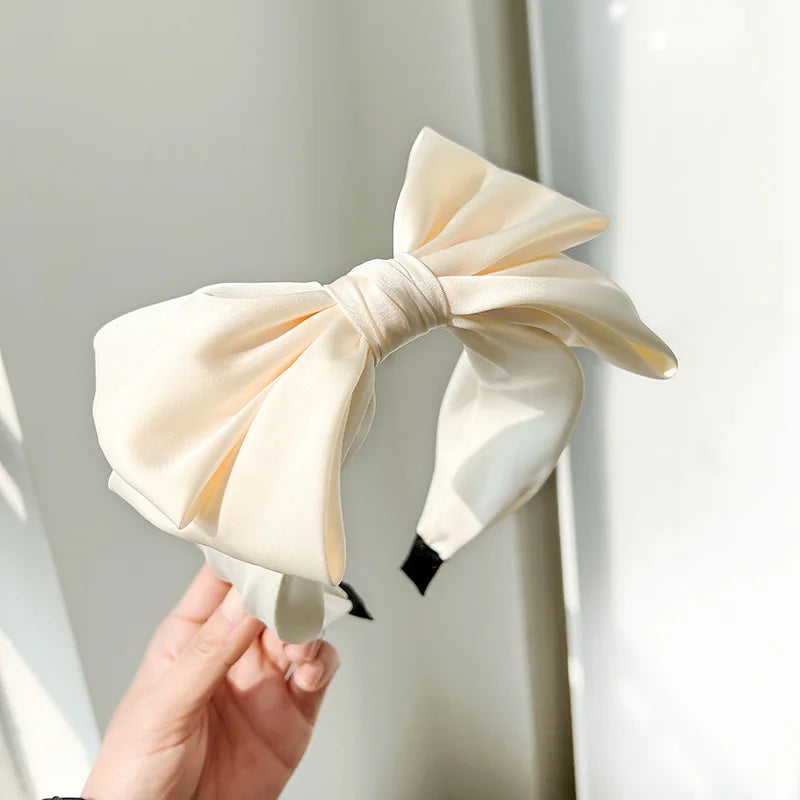 Silk Satin Bow Headband