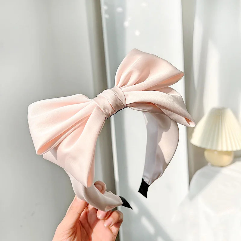 Silk Satin Bow Headband