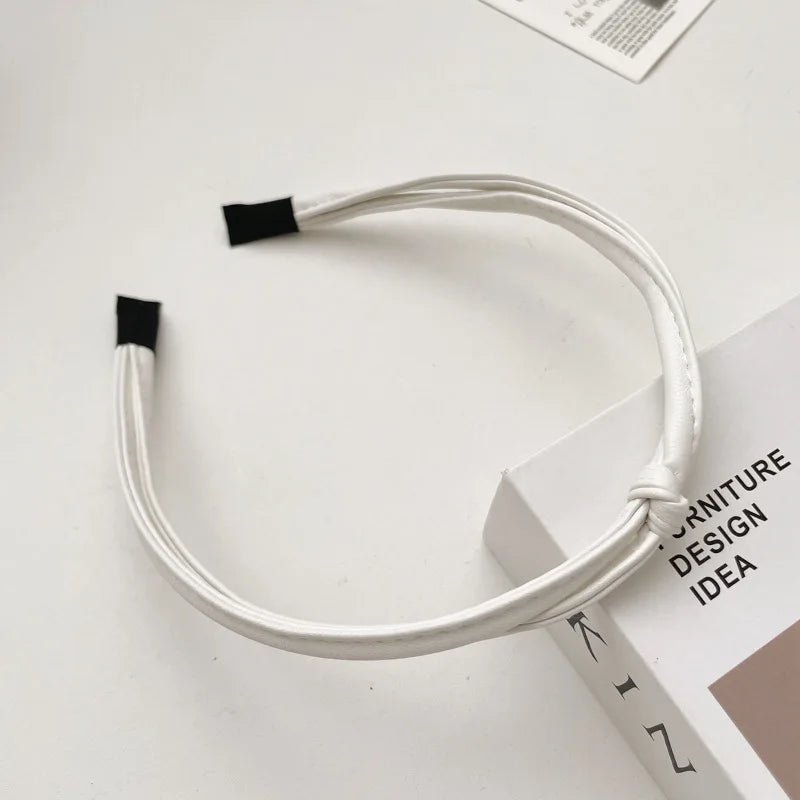 Retro Leather Headband