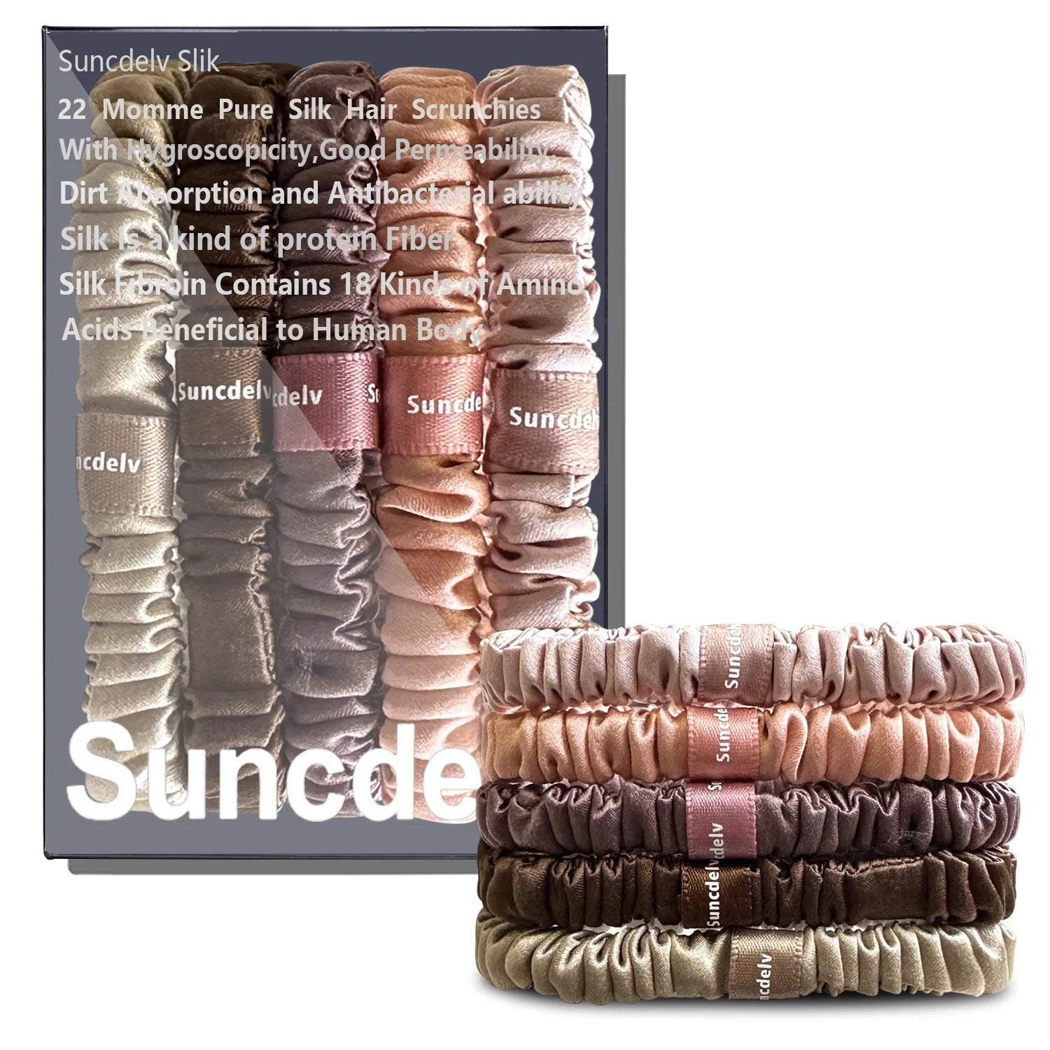 22 Momme Silk Scrunchies