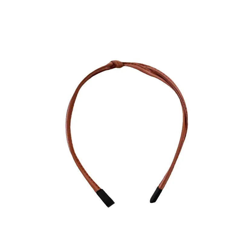 Retro Leather Headband