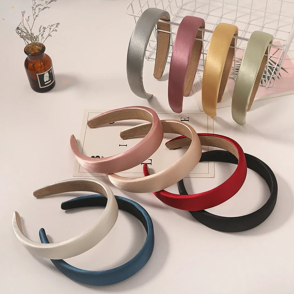 Thick Satin Hairband