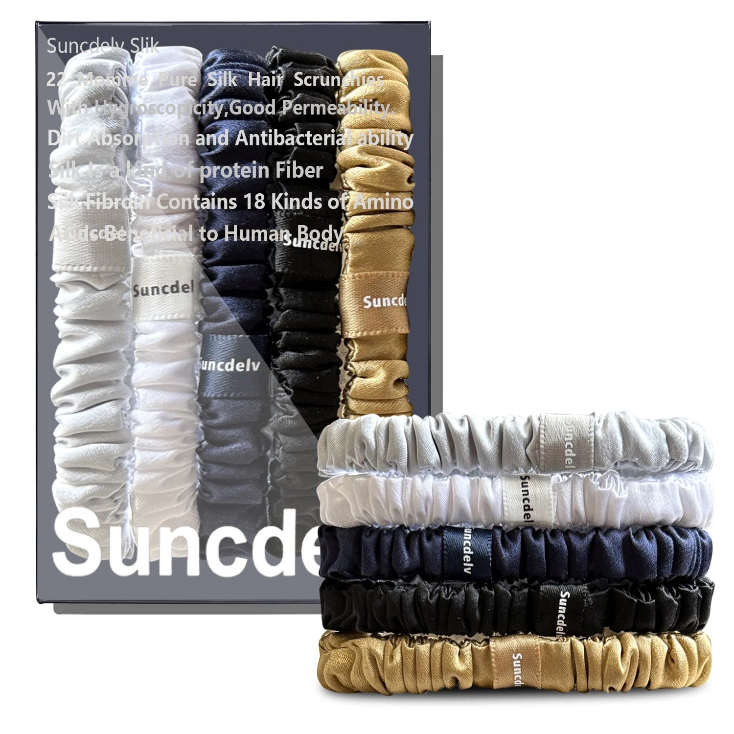 22 Momme Silk Scrunchies