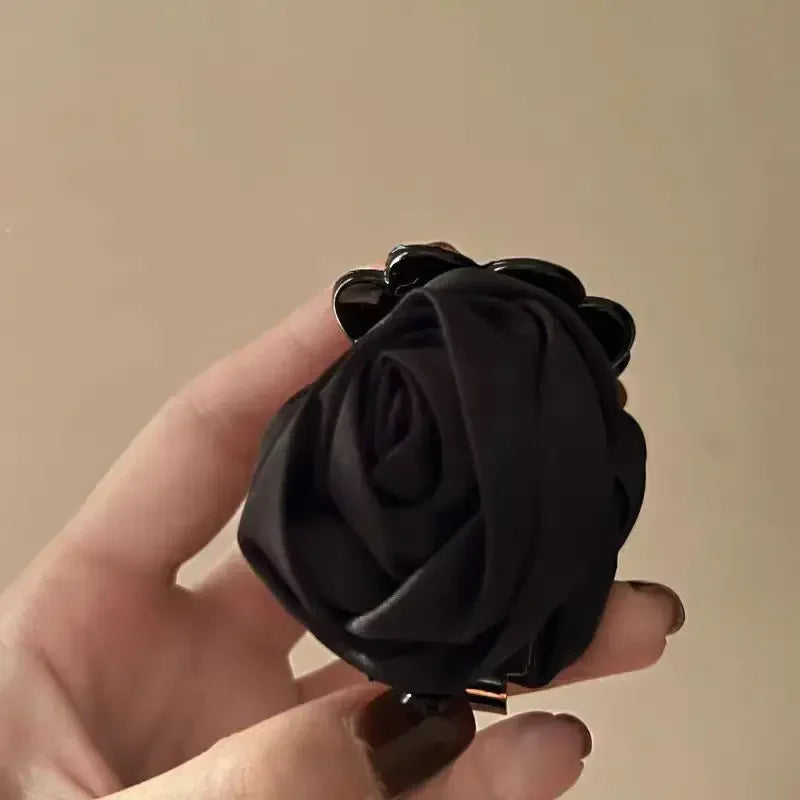 Rose Flower Hair Claw