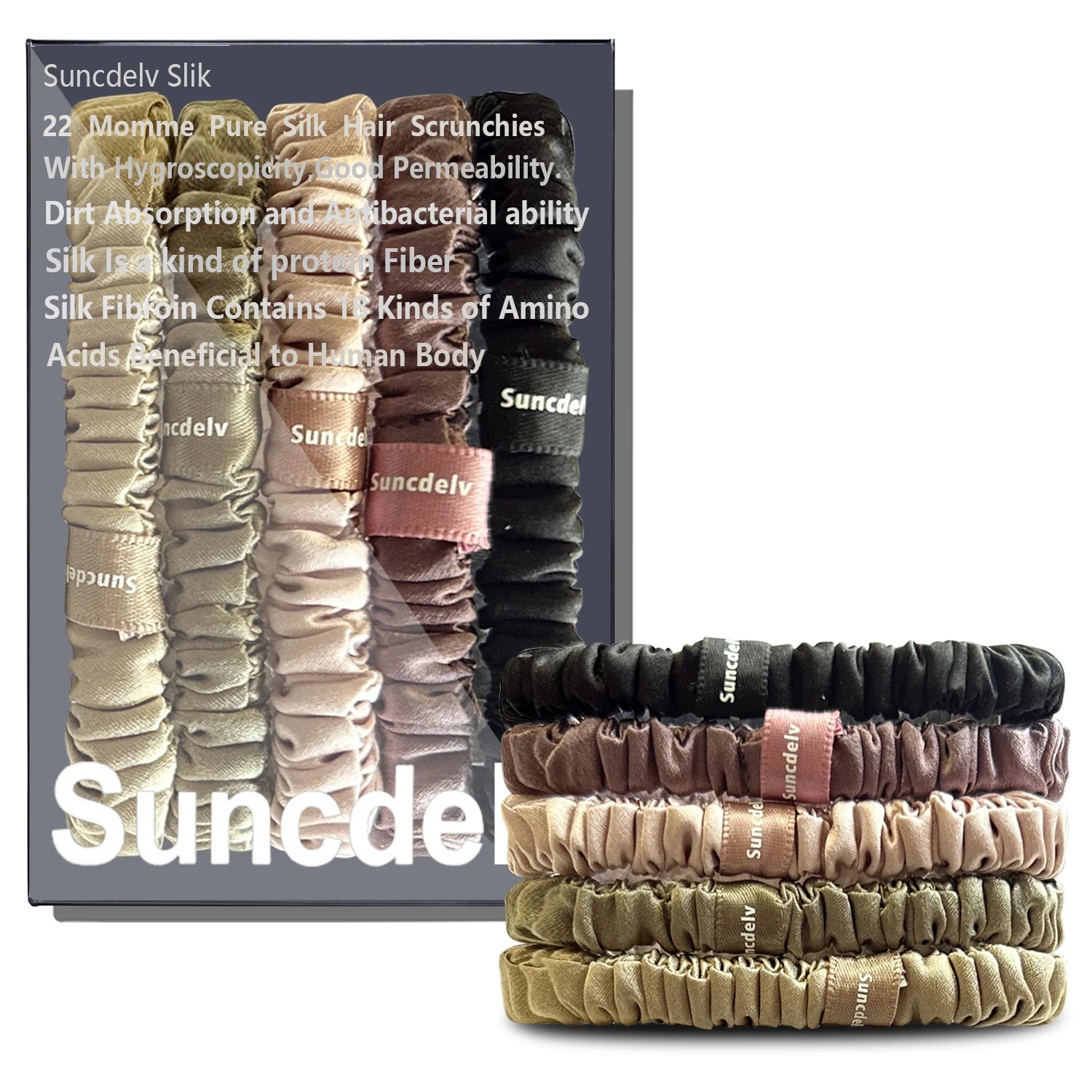 22 Momme Silk Scrunchies