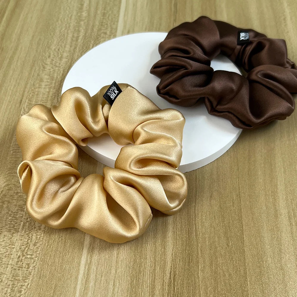 Mulberry Silk Scrunchies