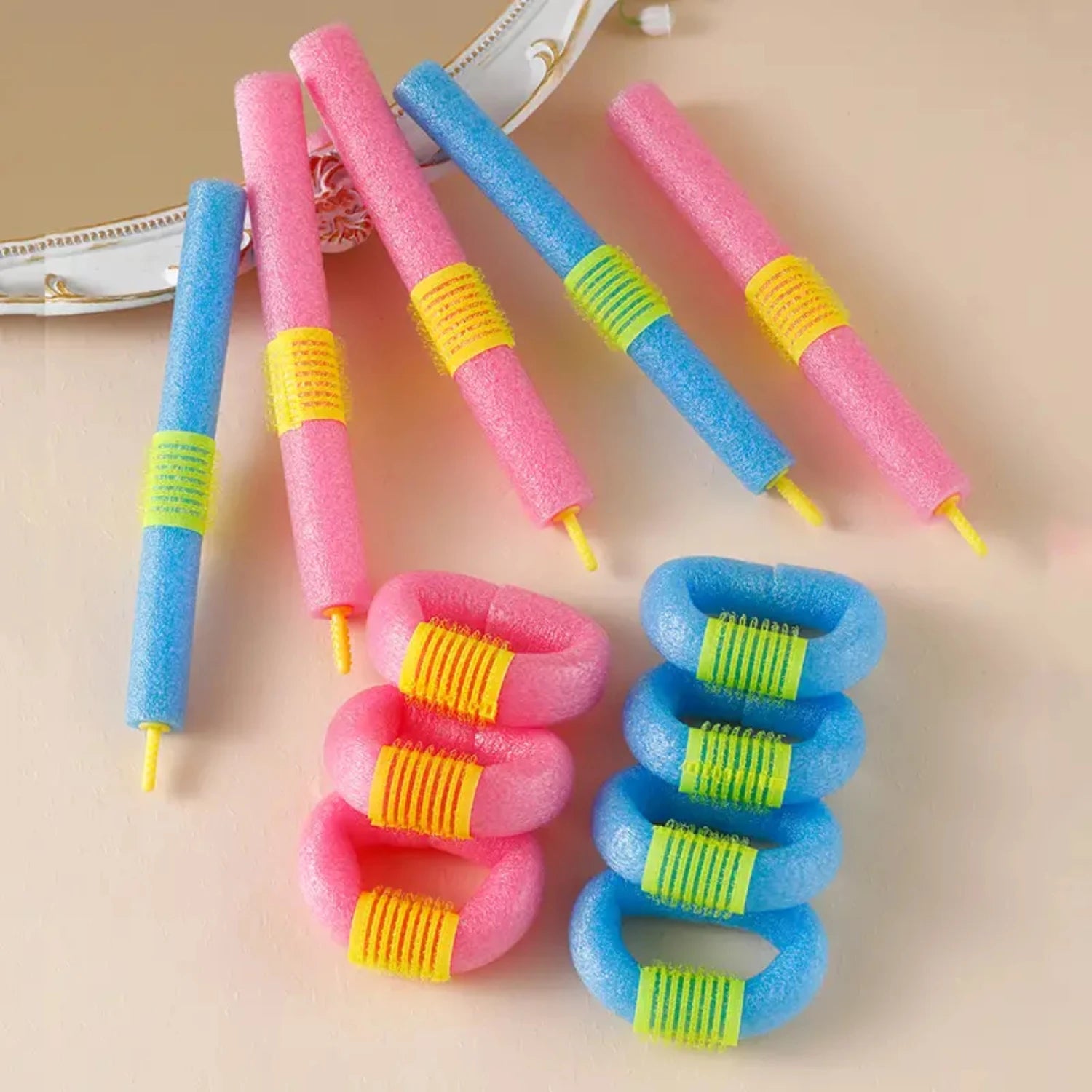 12PCS Foam Hair Curlers