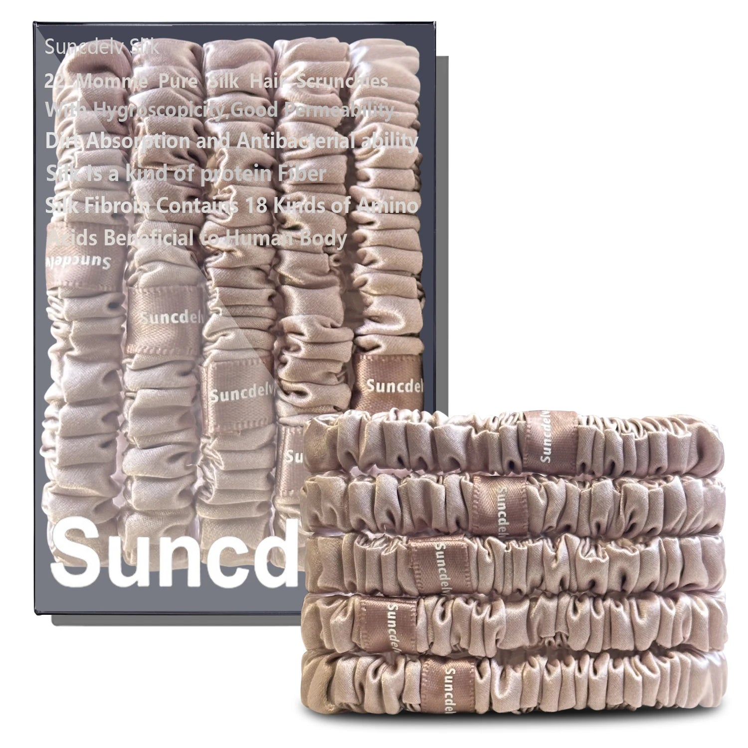 22 Momme Silk Scrunchies