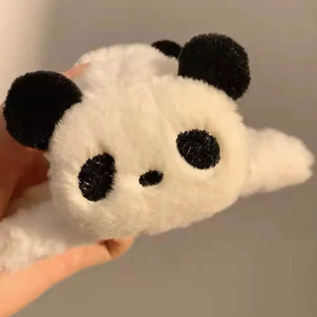 Panda Plush Hair Claw