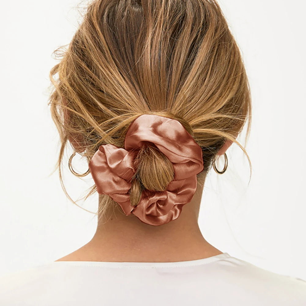 Mulberry Silk Scrunchies