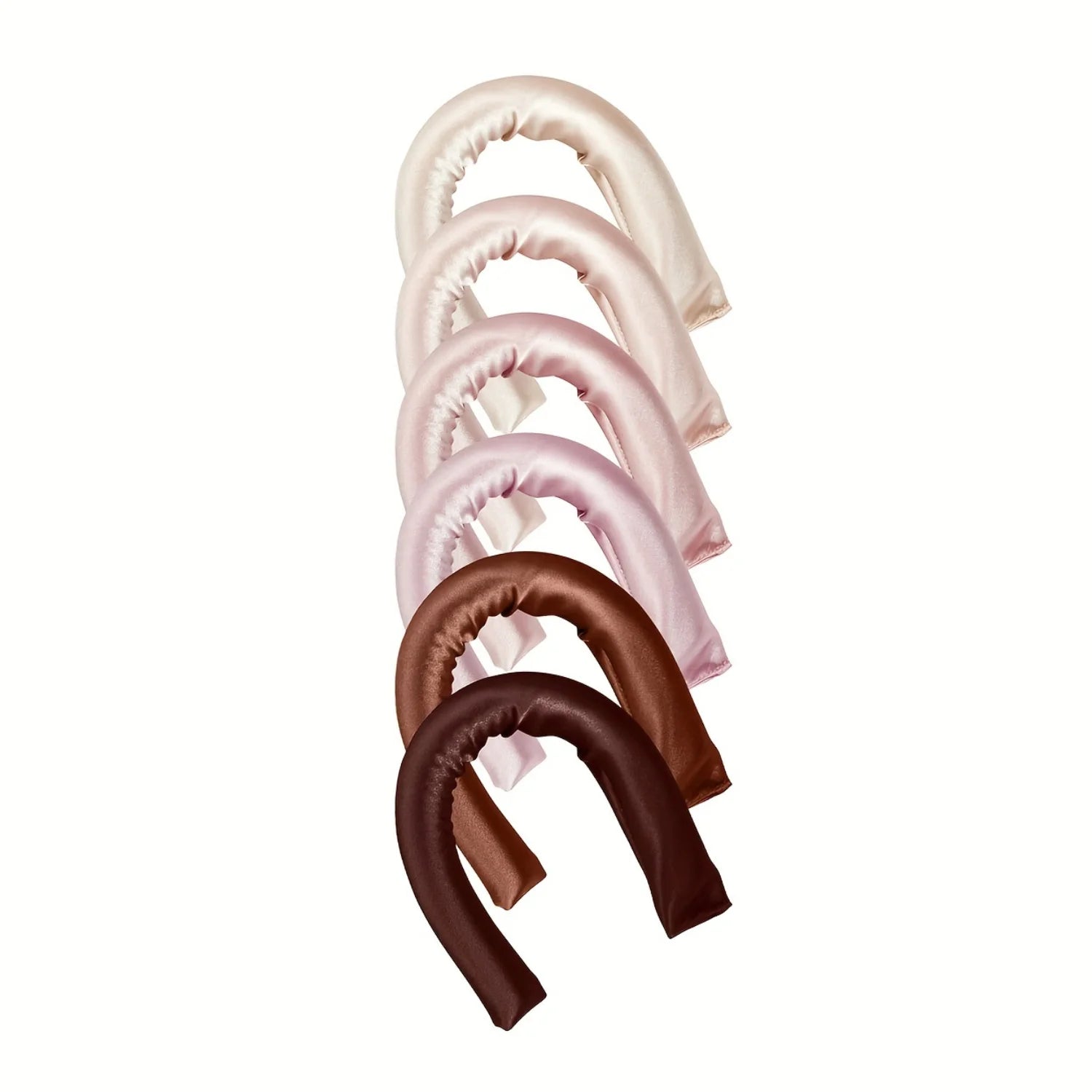 6PCS Satin Heatless Curlers