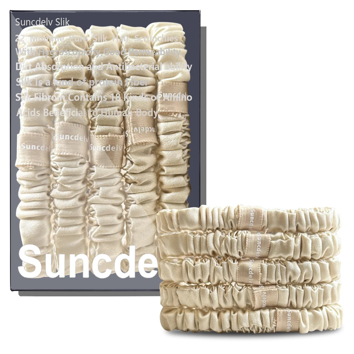 22 Momme Silk Scrunchies