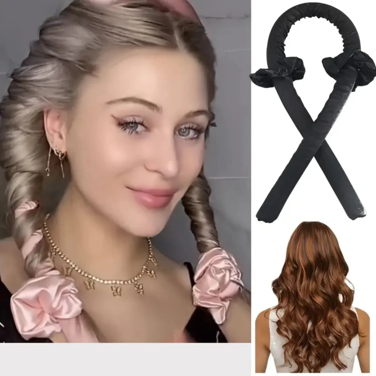 Heatless Curling Wrap Kit