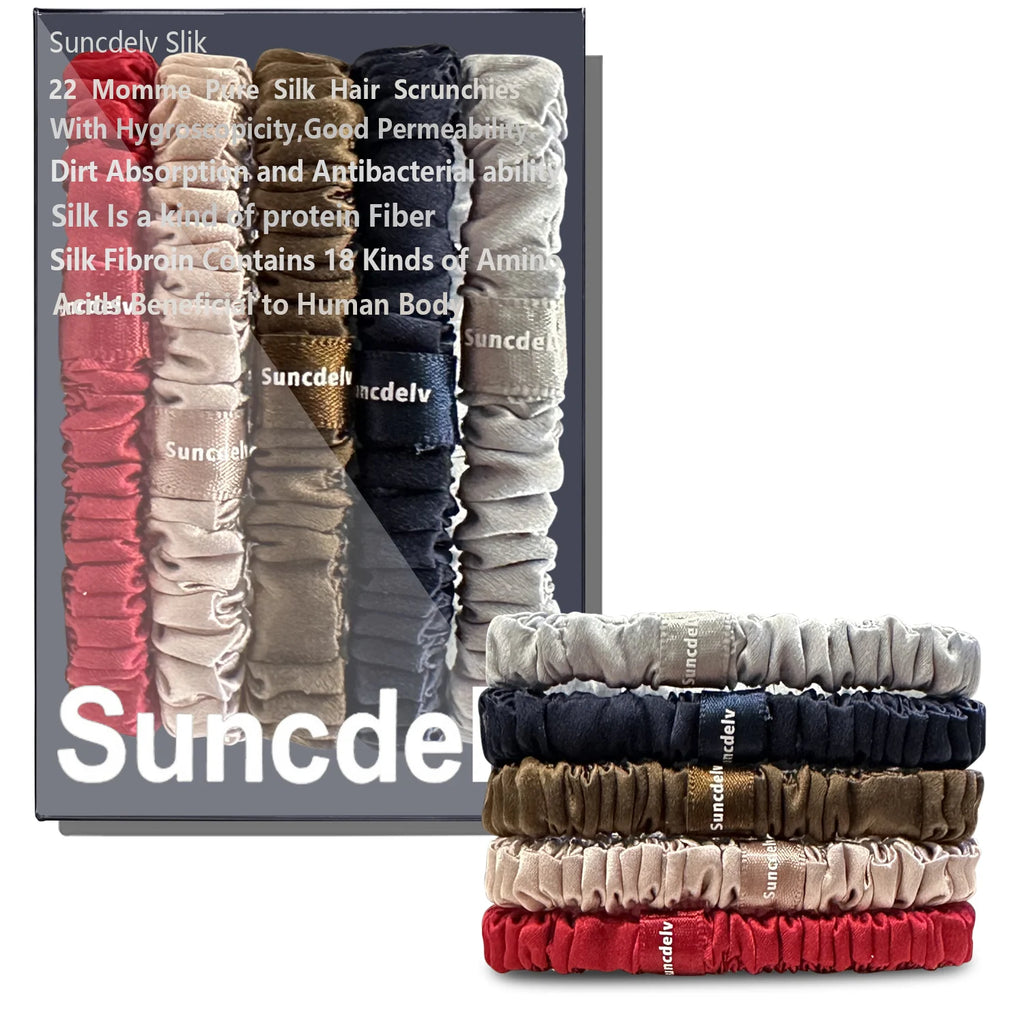 22 Momme Silk Scrunchies