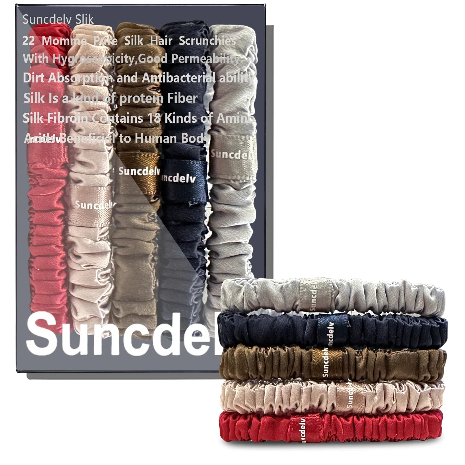 22 Momme Silk Scrunchies