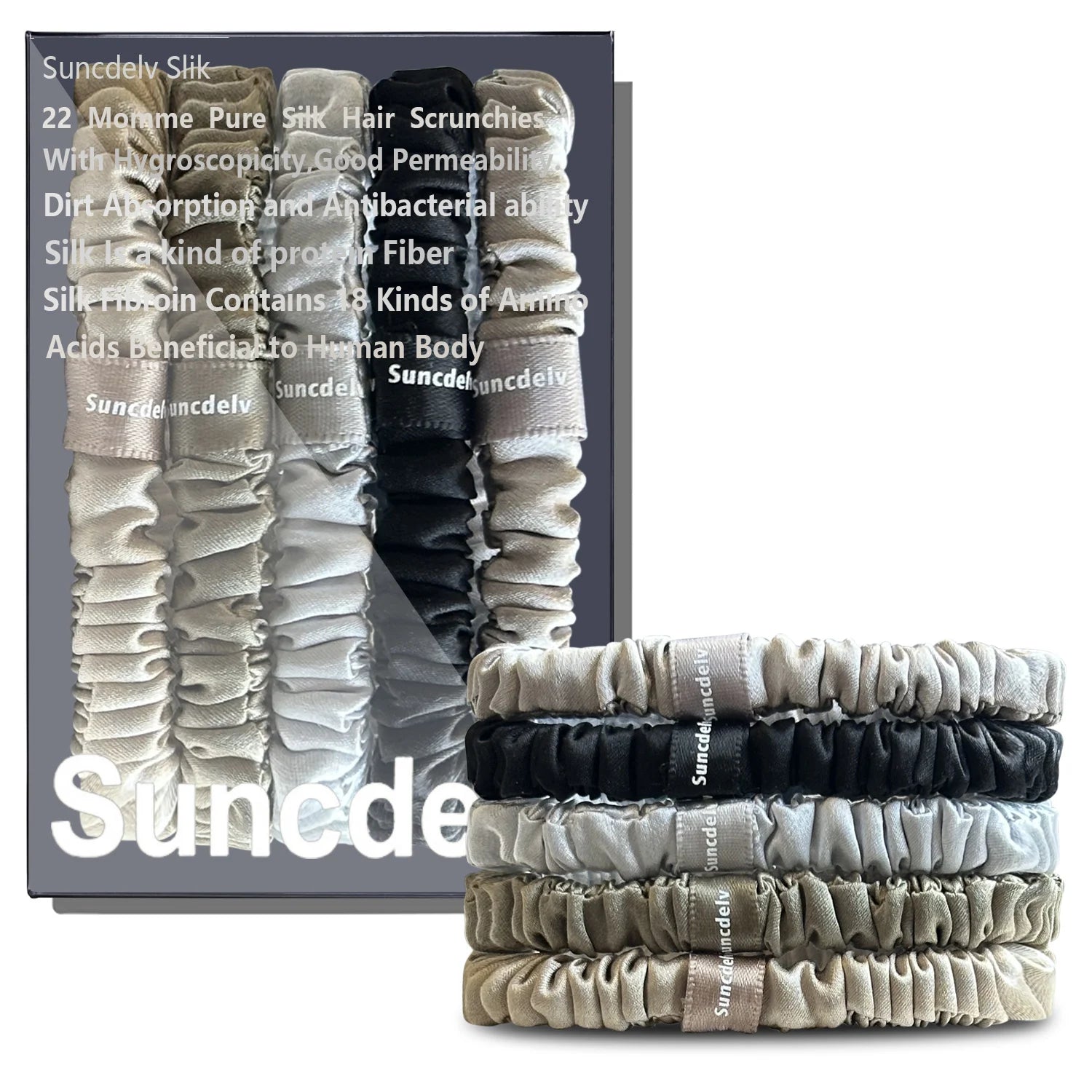 22 Momme Silk Scrunchies