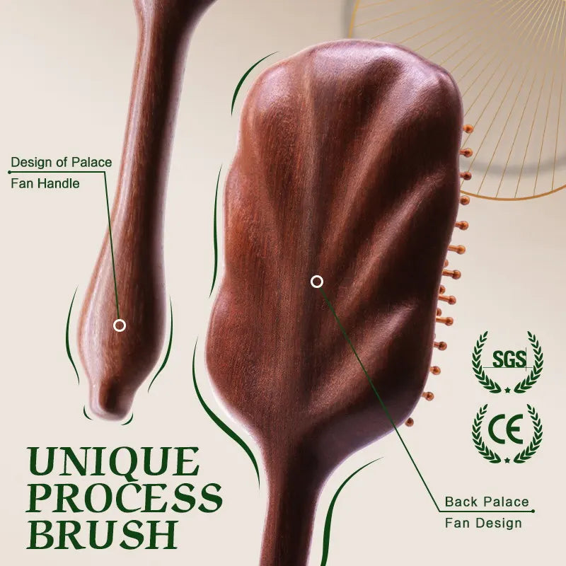 Sandalwood Detangling Hair Brush