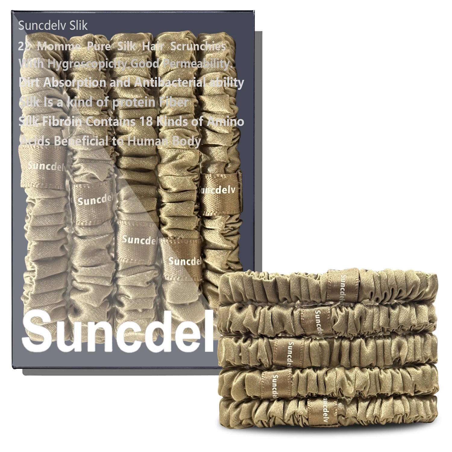22 Momme Silk Scrunchies