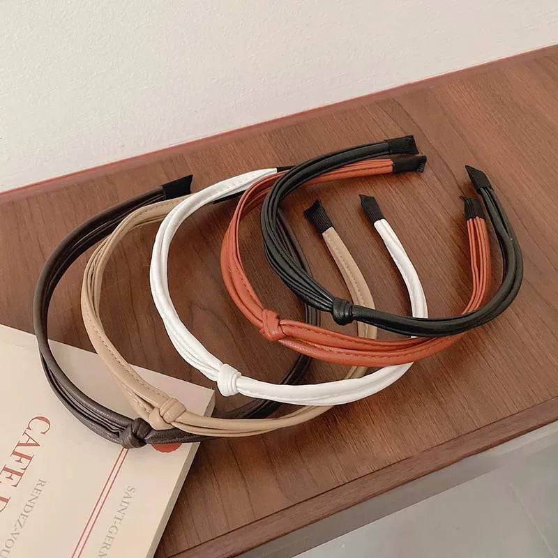 Retro Leather Headband