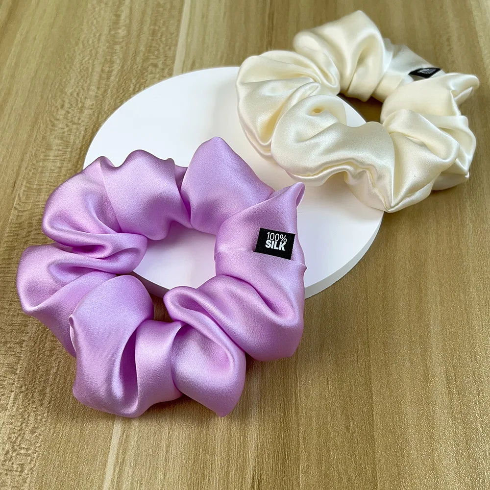 Mulberry Silk Scrunchies