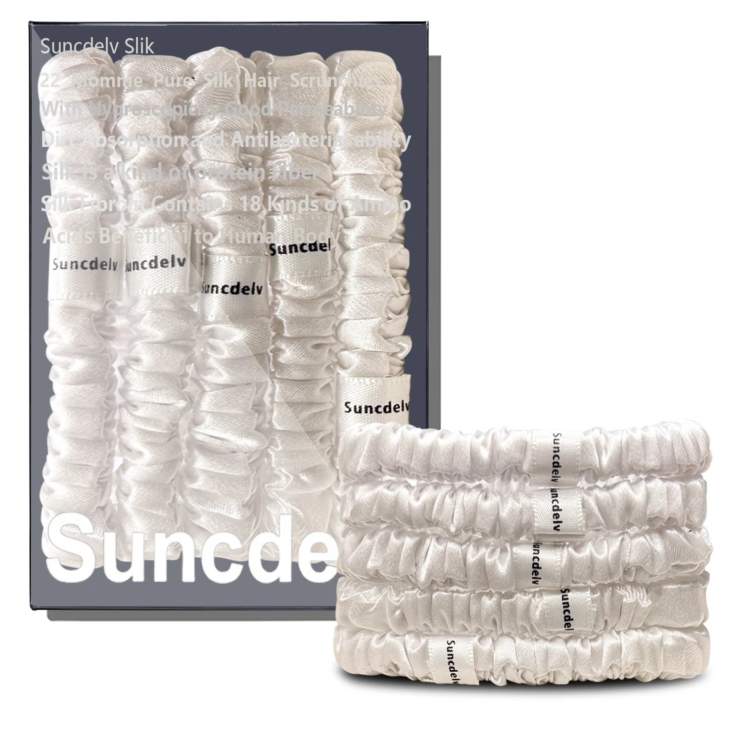 22 Momme Silk Scrunchies
