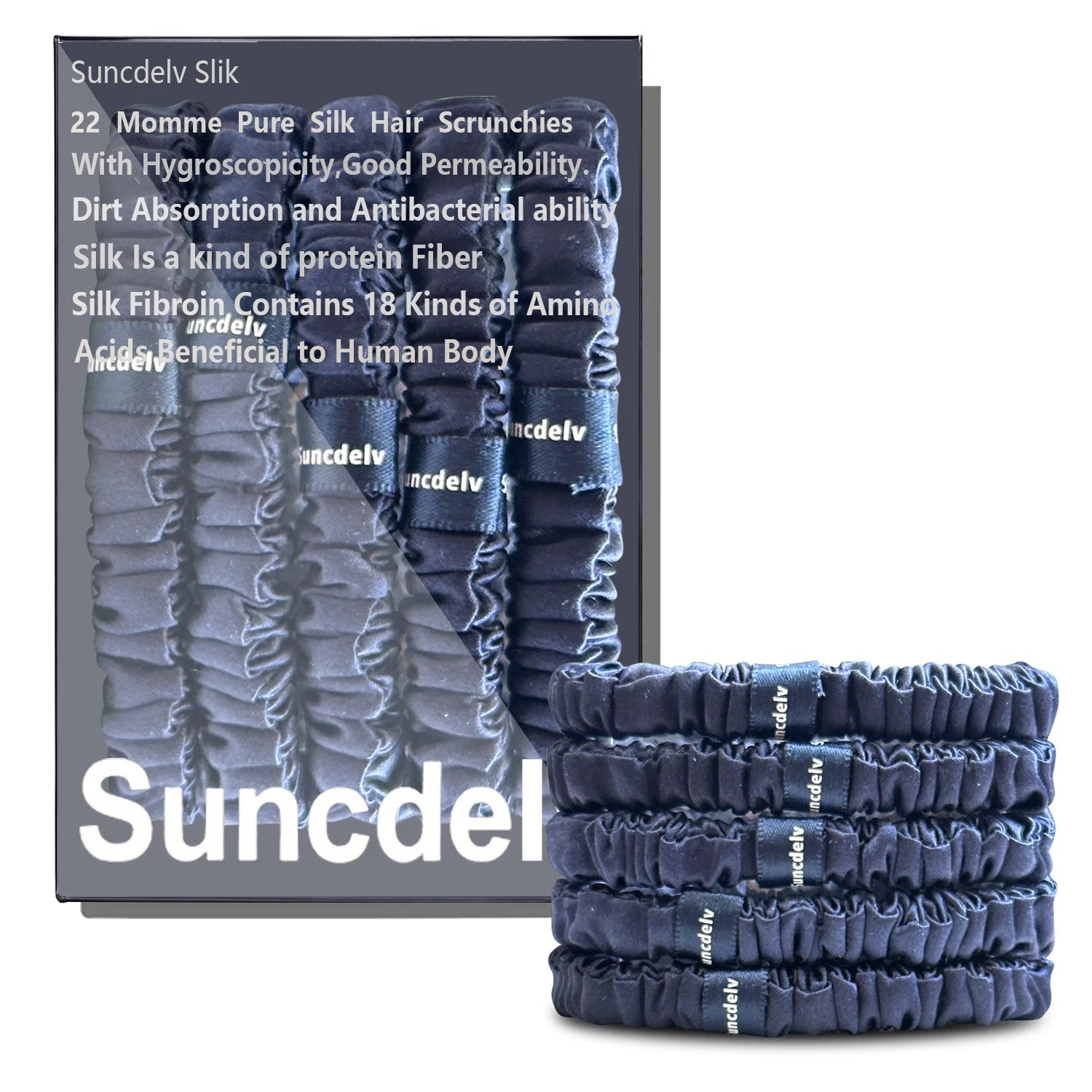 22 Momme Silk Scrunchies