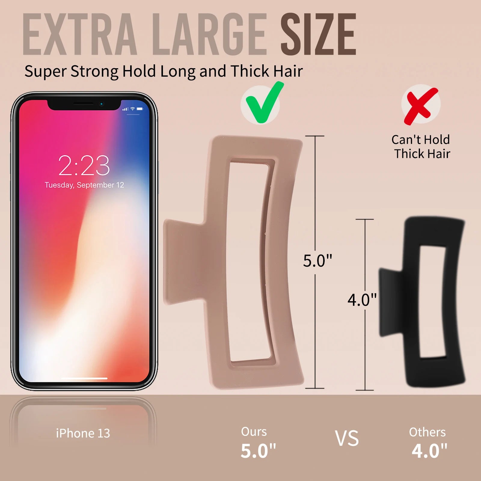 XL Jumbo Claw Clip