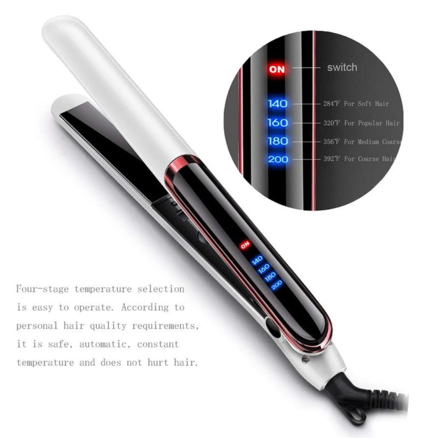 2-in-1 Hair Straightener & Curler