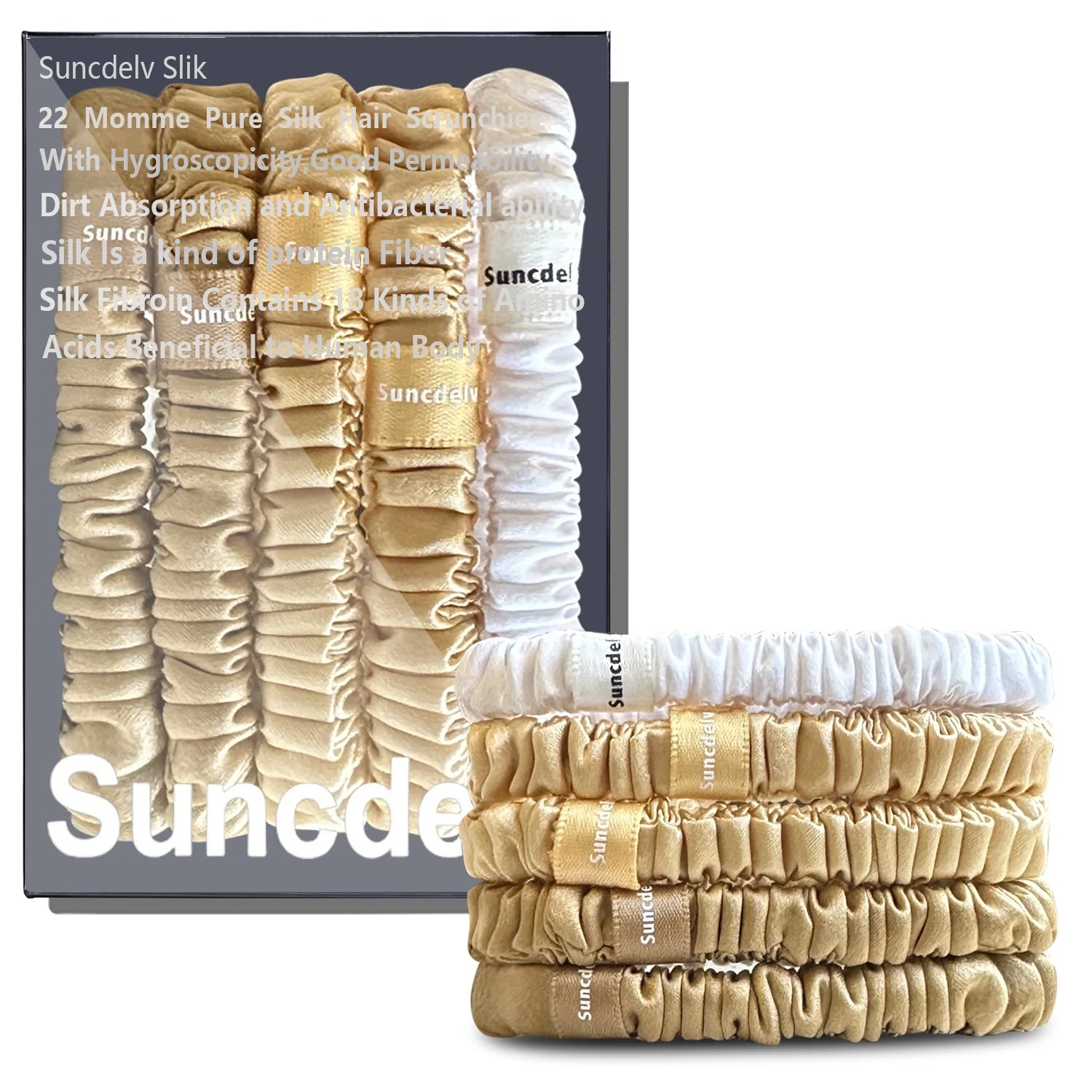 22 Momme Silk Scrunchies