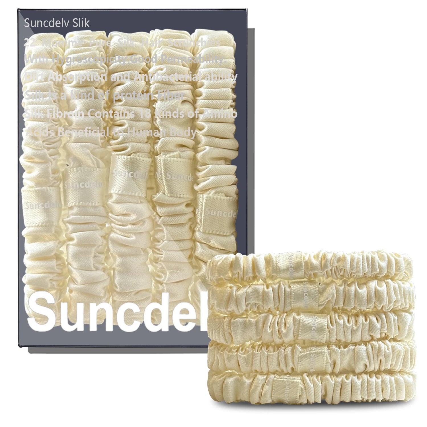 22 Momme Silk Scrunchies