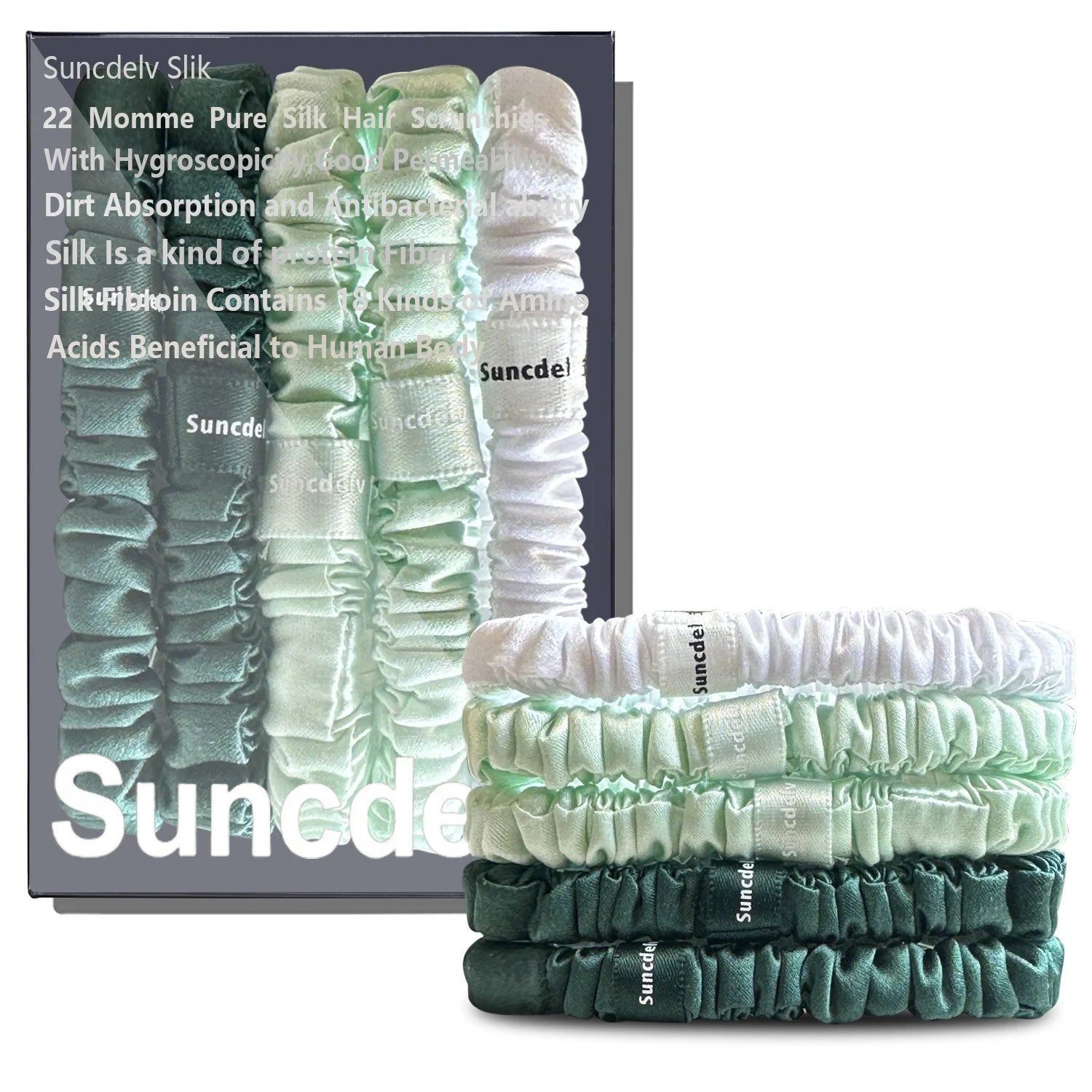 22 Momme Silk Scrunchies