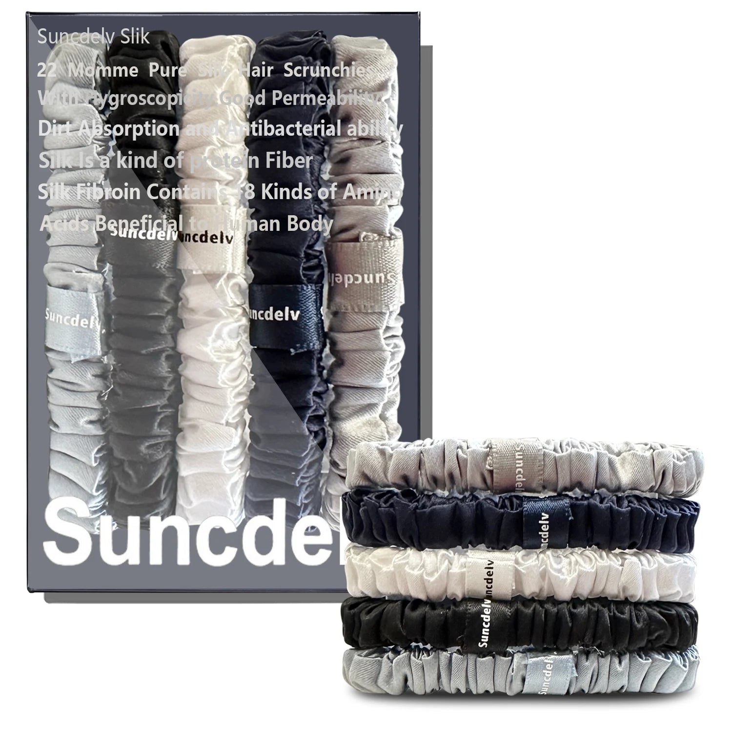 22 Momme Silk Scrunchies