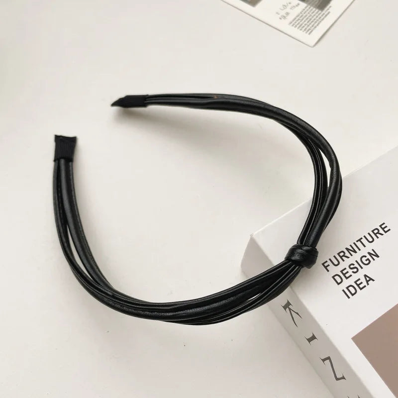 Retro Leather Headband