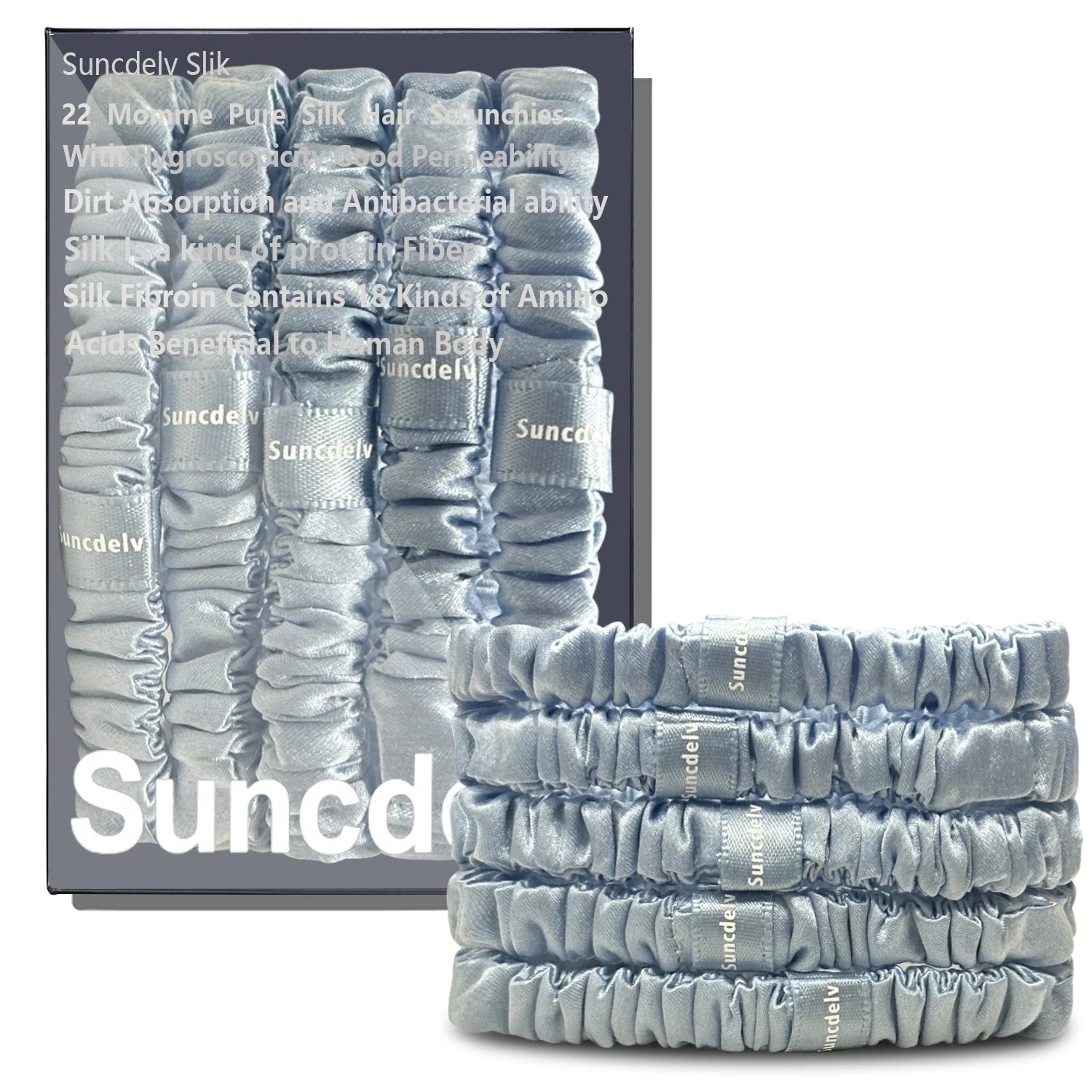 22 Momme Silk Scrunchies